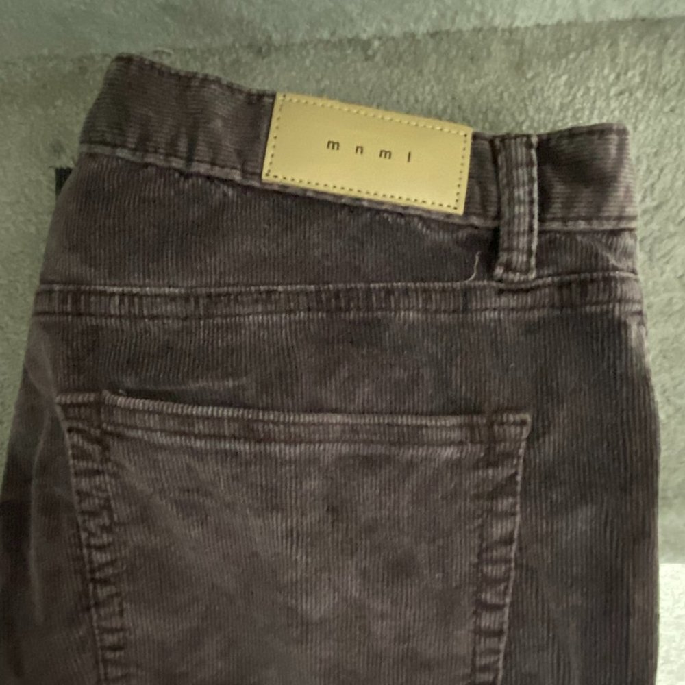 B356 MNML CORDUROY FLARE PANTS - SZ 34